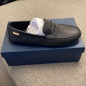Black Cole Haan Leather Drivers